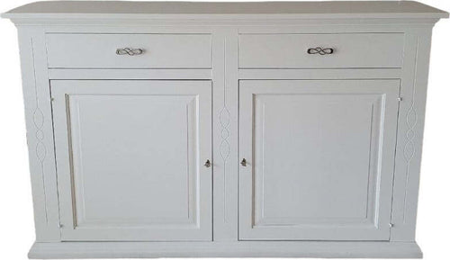 MOBILI-2G---Credenza-madia-2-porte-legno-shabby-bianco-177x48x110