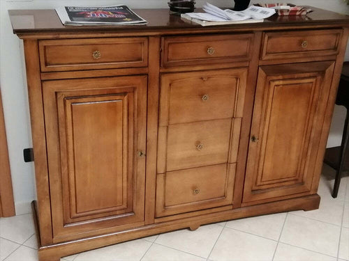 MOBILI-2G---Credenza-madia-legno-2-porte-6-cassetti-bassano-170x46x116