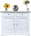 MOBILI-2G---Credenza-shabby-2-ante-Legno-Bianco-opaco-117X46X96
