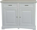 MOBILI-2G---Credenza-shabby-2-ante-Legno-Bianco-opaco-117X46X96