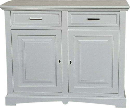 MOBILI-2G---Credenza-shabby-2-ante-Legno-Bianco-opaco-117X46X96