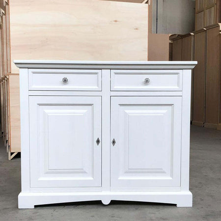 MOBILI-2G---Credenza-shabby-2-ante-Legno-Bianco-opaco-117X46X96