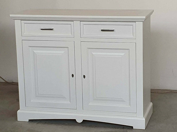 MOBILI-2G---Credenza-shabby-2-ante-Legno-Bianco-opaco-117X46X96