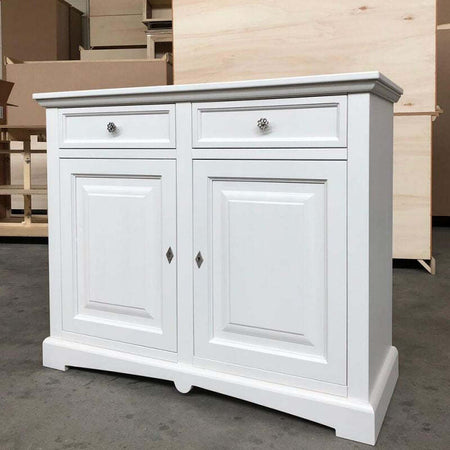 MOBILI-2G---Credenza-shabby-2-ante-Legno-Bianco-opaco-117X46X96