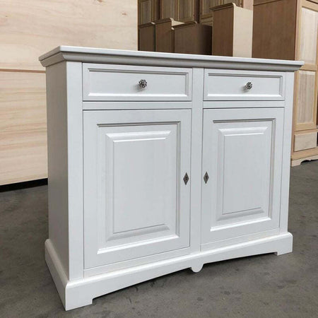 MOBILI-2G---Credenza-shabby-2-ante-Legno-Bianco-opaco-117X46X96