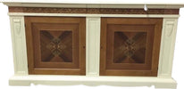 MOBILI-2G---CREDENZONE-CLASSICO-LEGNO-BIANCO-NOCE-GRANO-214x55x109
