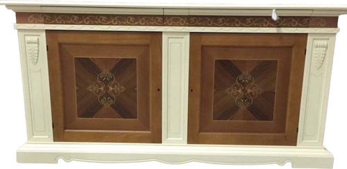 MOBILI-2G---CREDENZONE-CLASSICO-LEGNO-BIANCO-NOCE-GRANO-214x55x109