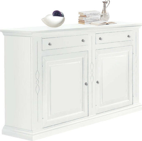 MOBILI-2G---CREDENZONE-CLASSICO-LEGNO-SHABBY-2-PORTE-177x48x110