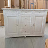 MOBILI-2G---CREDENZONE-IN-LEGNO-2-PORTE-6-CASSETTI-BIANCO-L.170-P.46-H.116