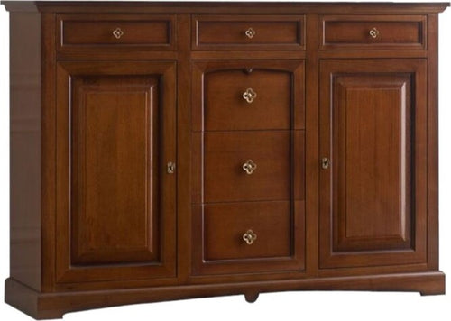 MOBILI-2G---CREDENZONE-IN-LEGNO-2-PORTE-6-CASSETTI-MISURA-L.170-P.46-H.116