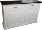 MOBILI-2G---CREDENZONE-SHABBY-2-ANTE-2-CASSETTI-BIANCO/NOCE