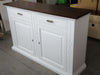 MOBILI-2G---CREDENZONE-SHABBY-2-ANTE-2-CASSETTI-BIANCO/NOCE