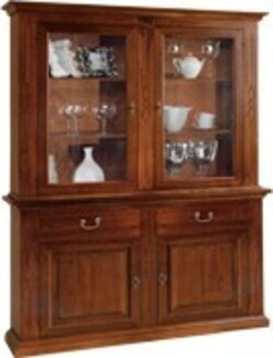 MOBILI-2G---CRISTALLIERA-2-ANTE-IN-LEGNO-FINITURA-NOCE-BASSANO-l.168-p.48-h.222