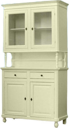 MOBILI-2G---Cristalliera-2-porte-shabby-legno-shabby-avorio-104X43X208