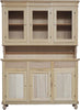 MOBILI-2G---Cristalliera-3-Ante-Arte-Povera-In-Legno-grezza-L.-150-P.43-H.210