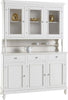 MOBILI-2G---Cristalliera-3-ante-arte-povera-napoletana-bianco-sporco-l.160-p.50/41-h.221