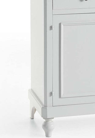MOBILI-2G---Cristalliera-3-ante-arte-povera-napoletana-bianco-sporco-l.160-p.50/41-h.221