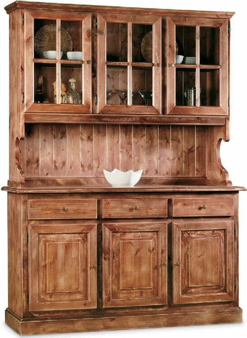 MOBILI-2G---CRISTALLIERA-3-ANTE-IN-LEGNO-MASSELLO-DI-PINO-SHABBY-CHIC