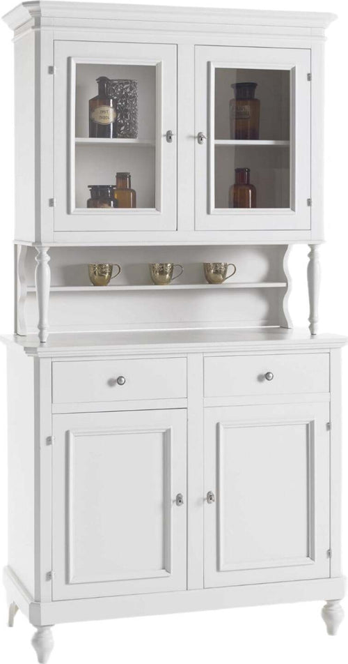 MOBILI-2G---Cristalliera-4-ante-napoletana-in-legno-massello-bianco-sporco-112-X-49-X-206