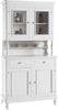 MOBILI-2G---Cristalliera-4-ante-napoletana-in-legno-massello-bianco-sporco-112-X-49-X-206