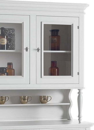 MOBILI-2G---Cristalliera-4-ante-napoletana-in-legno-massello-bianco-sporco-112-X-49-X-206