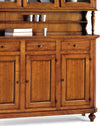 MOBILI-2G---Cristalliera-4-ante-napoletana-legno-massello-finitura-elite-l.196-p.43-h.208