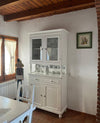 MOBILI-2G---CRISTALLIERA-ARTE-POVERA-2-PORTE-IN-LEGNO-SHABBY-BIANCO-104X43X208
