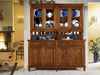 MOBILI-2G---Cristalliera-classica-4-porte-legno-tinta-noce-198X50X227