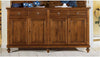 MOBILI-2G---Cristalliera-classica-4-porte-legno-tinta-noce-198X50X227