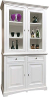 MOBILI-2G---CRISTALLIERA-CLASSICA-GOCCIA-LEGNO-BIANCO-117x46x220