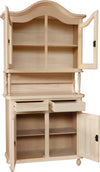 MOBILI-2G---CRISTALLIERA-IN-LEGNO-CAPPELLO-SAGOMATO-2-ANTE-IN-LEGNO-GREZZO