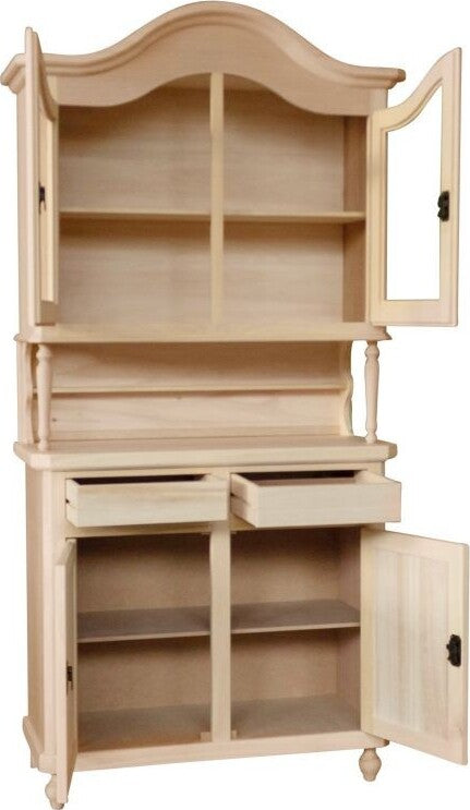 MOBILI-2G---CRISTALLIERA-IN-LEGNO-CAPPELLO-SAGOMATO-2-ANTE-IN-LEGNO-GREZZO