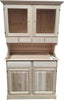 MOBILI-2G---CRISTALLIERA-IN-LEGNO-CLASSICA-4-PORTE-6-CASSETTI-GREZZO-L.120-P.51-H.211