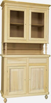 MOBILI-2G---Cristalliera-in-legno-grezzo-2-Ante-Napoletana-L.104-P.43-H.210
