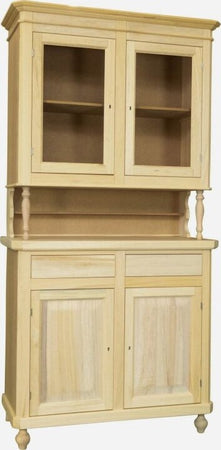 MOBILI-2G---Cristalliera-in-legno-grezzo-2-Ante-Napoletana-L.104-P.43-H.210