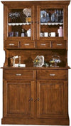 MOBILI-2G---Cristalliera-in-legno-massello-4-porte-6-cassetti-arte-povera-l.120-p.51-h.211