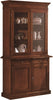 MOBILI-2G---CRISTALLIERA-IN-LEGNO-NOCE-ARTE-POVERA-TINTA-NOCE-103X42X206