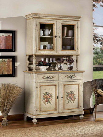 MOBILI-2G---cristalliera-in-legno-provenzale-laccata-a-mano-2-porte
