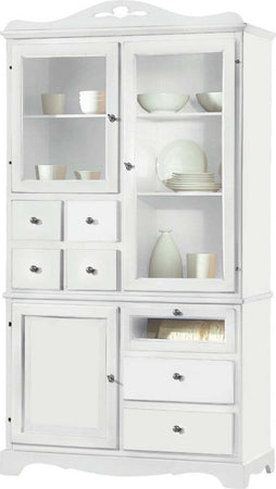 MOBILI-2G---DISPENSA-3-ANTE-7-CASSETTI-LACCATO-BIANCO-OPACO-120x52x220