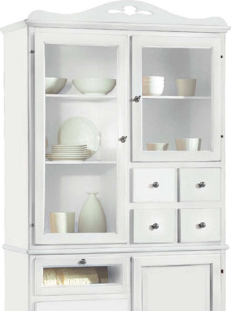 MOBILI-2G---DISPENSA-3-ANTE-7-CASSETTI-LACCATO-BIANCO-OPACO-120x52x220