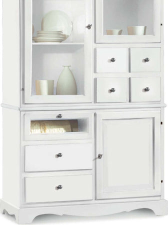 MOBILI-2G---DISPENSA-3-ANTE-7-CASSETTI-LACCATO-BIANCO-OPACO-120x52x220