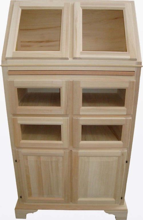 MOBILI-2G---DISPENSA-LEGNO-4-CASSETTI-E-2-ANTE-RIBALTA-GREZZA-L.82-P.44-H.153