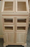 MOBILI-2G---DISPENSA-LEGNO-4-CASSETTI-E-2-ANTE-RIBALTA-GREZZA-L.82-P.44-H.153