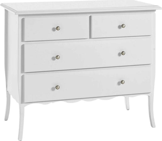 MOBILI-2G---Gruppo-1-Cassettiera-2-Comodini-shabby-bianco-opaco