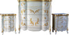 MOBILI-2G---GRUPPO-COMO'-2-COMODINI-BAROCCO-CLASSICO-IN-LEGNO-BIANCO/ORO