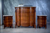 MOBILI-2G---GRUPPO-COMO'-2-COMODINI-BAROCCO-IN-LEGNO-TINTA-NOCE-PIANO-MARMO