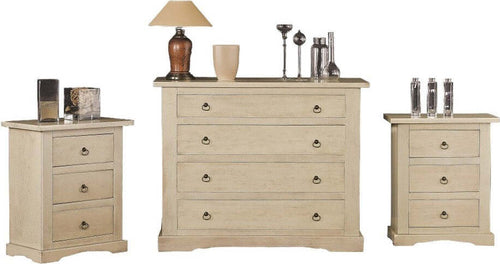 MOBILI-2G---GRUPPO-COMO'-2-COMODINI-CLASSICO-LACCATO-AVORIO