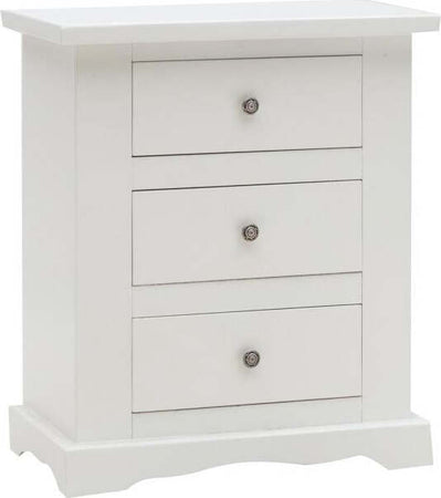 MOBILI-2G---GRUPPO-COMO'-E-2-COMODINI-CLASSICO-BIANCO-OPACO