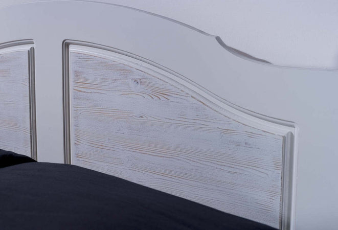 MOBILI-2G---LETTO-MATRIMONIALE-SHABBY-CHIC-BIANCO-LEGNO-MASSELLO-MOD.2234