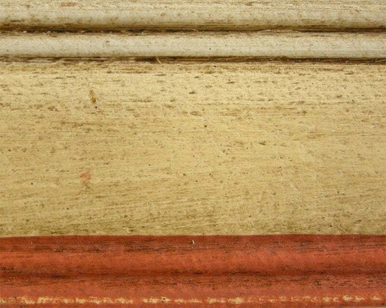 MOBILI-2G---LETTO-SAGOMATO-MATRIMONIALE-AVORIO-ANTICO-FILO-ROSSO-IN-LEGNO